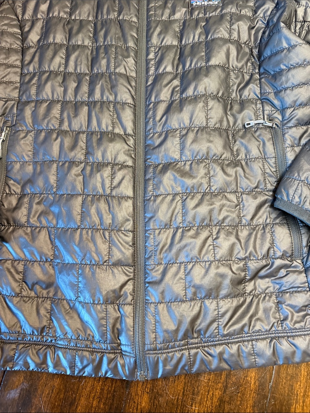 Patagonia Quilted Puffer Jacket — Gray - Picture 5 of 8